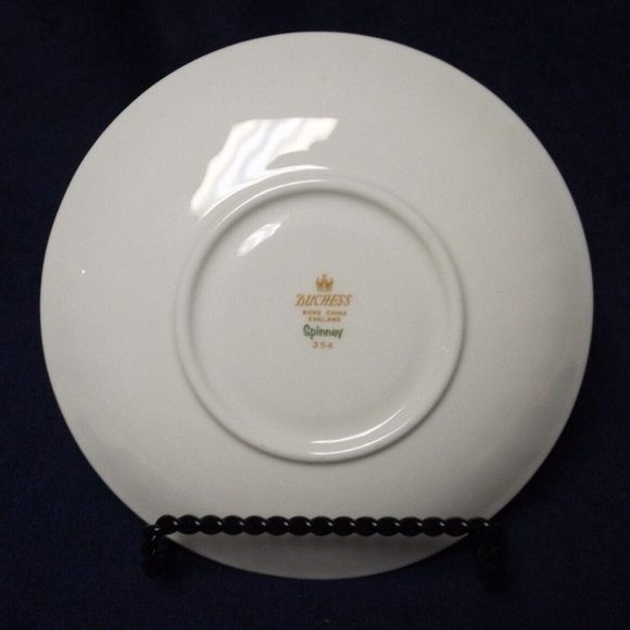 Vintage Duchess Bone China England Spinney Pattern Footed Tea Cup and Saucer - Picture 11 of 12
